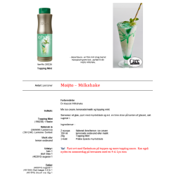 DESSERT OPSKRIFT - Milkshake, Mojito