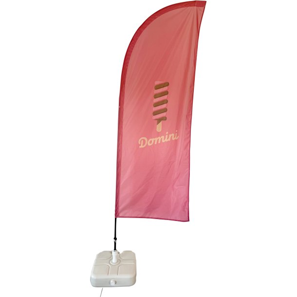 Beach Flag - Pink Domini