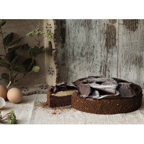 Italiensk chokoladekage - tartufata scuro 1300 gr