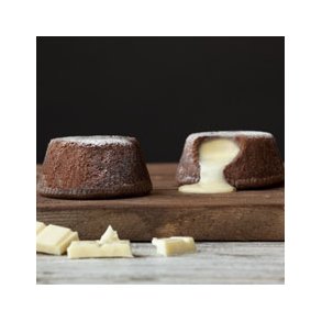 Italiensk chokoladesoufflé med hvid chokoladecreme 12x100 gr