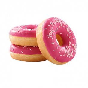 Donuts m/pink glasur 12x55 gr