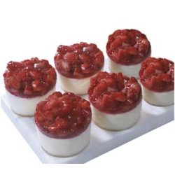 Jordbr portionsdessert 12x75 gr.