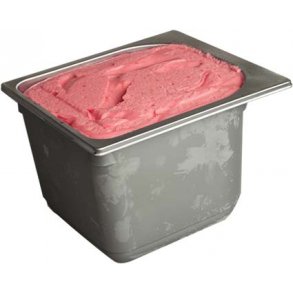 Italiensk sorbet is, hindb�r 2,5 ltr. 
