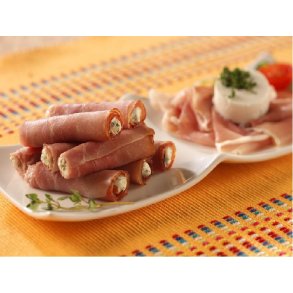 Tapas Skinke fyldt med fl�deost 500 gr