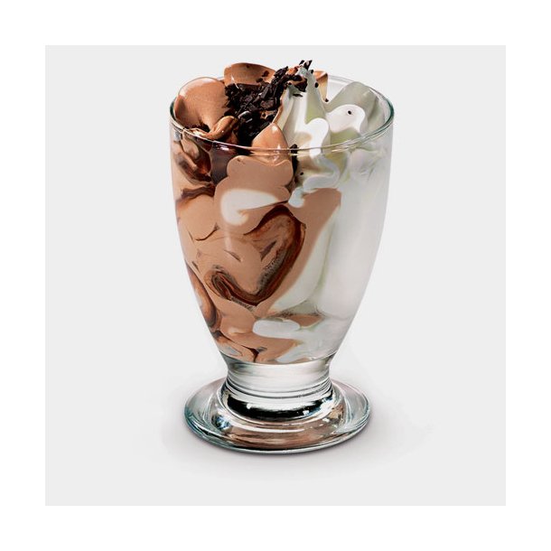 Italiensk Is i portionsglas, Chokolade/Vanilje 6x80gr
